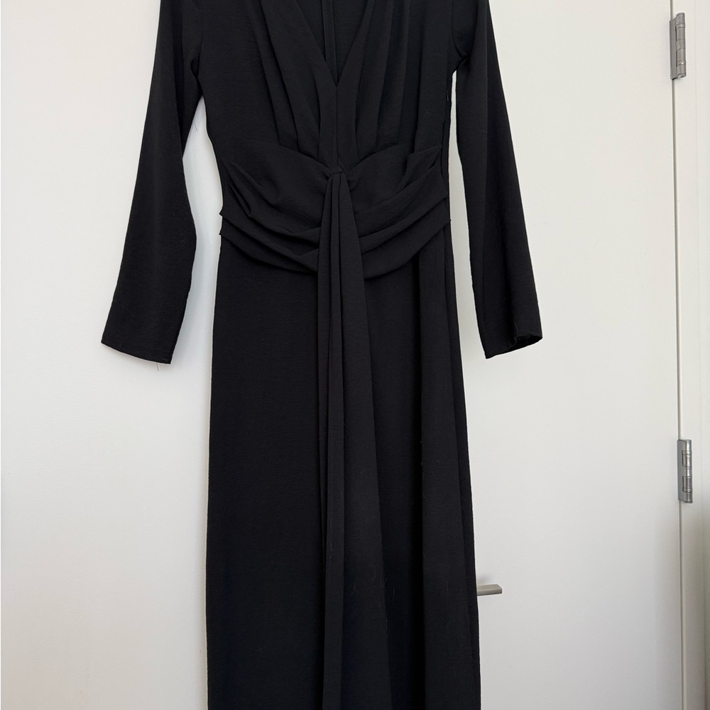 Zara Black Long Sleeve Dress